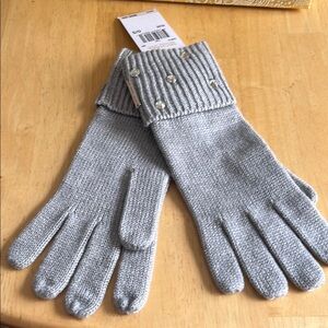 Gray Knit Gloves By Michael Kors *NWT*